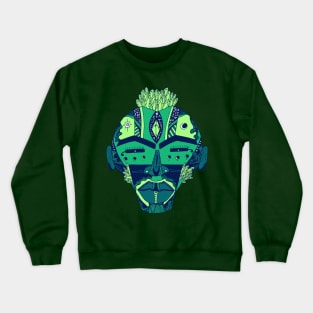 Ngreen African Mask 4 Crewneck Sweatshirt